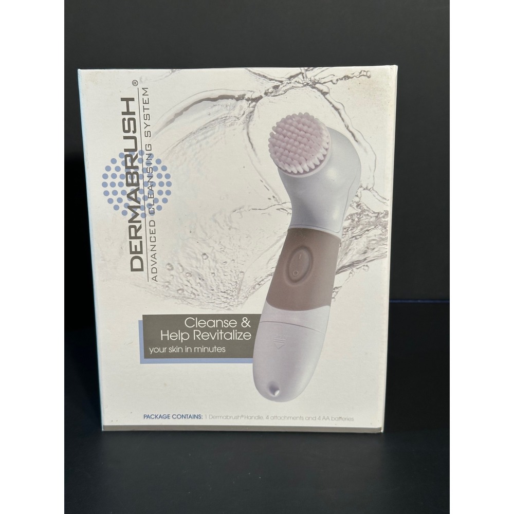 Dermabrush Advanced Cleansing System 4 Attachments Facial Body Pumice Sponge
